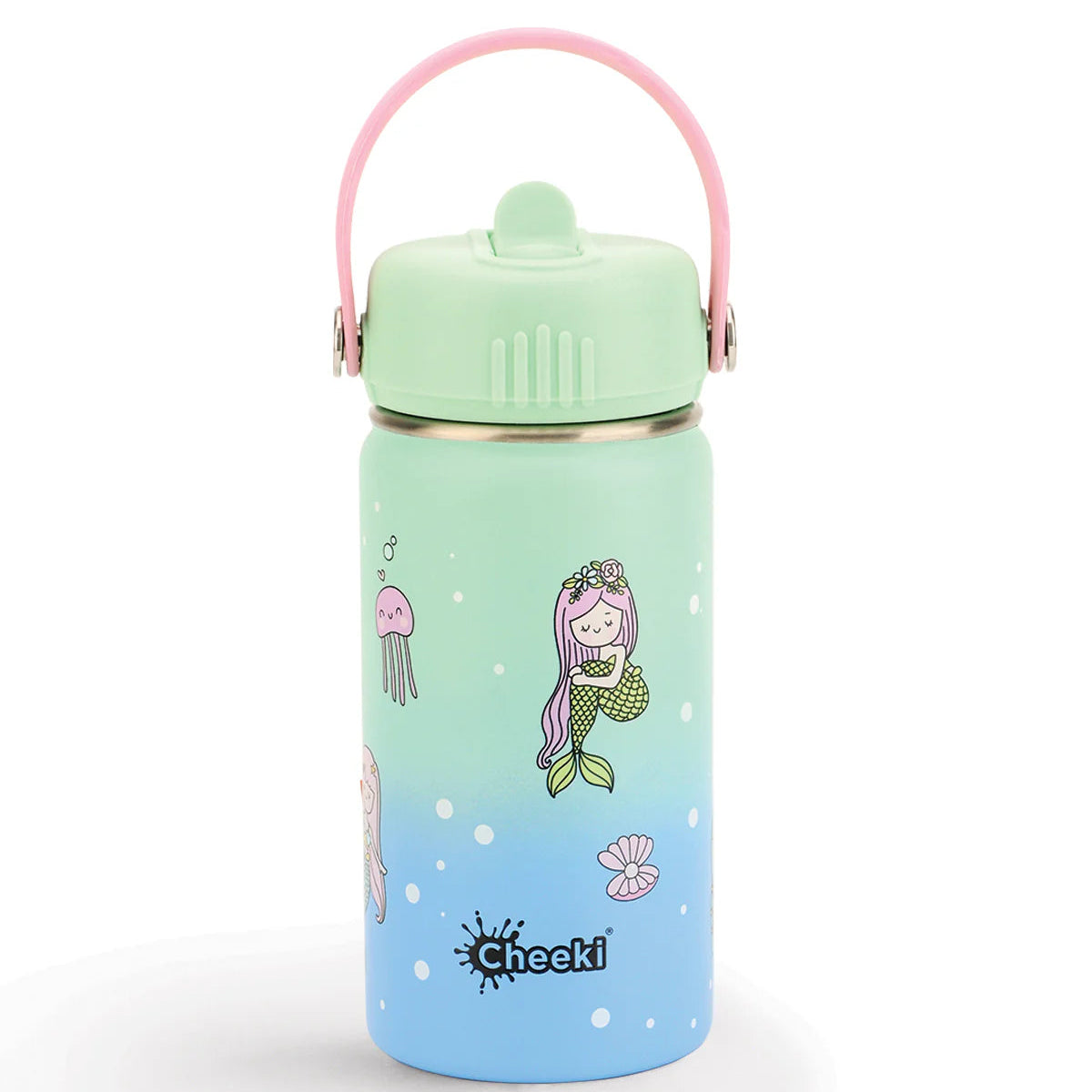 Cheeki Little Adventurer Insulated 400ml Drink Bottle - Mermaid