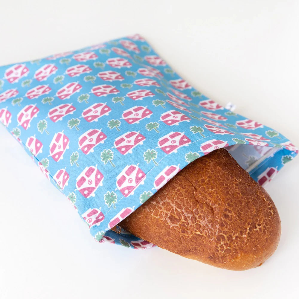 4MyEarth Reusable Cotton Bread Bag with Zip - Combi Vans.