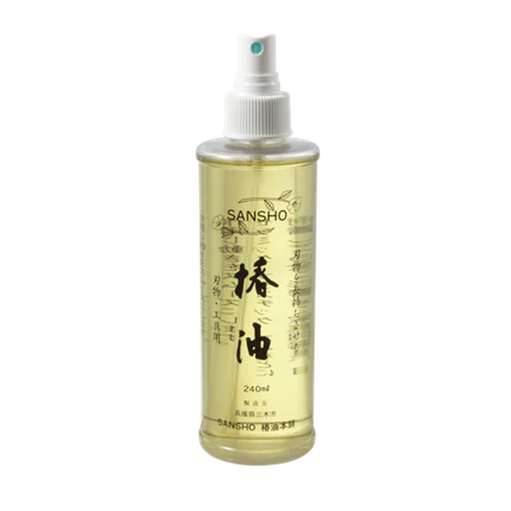 Camellia Oil 240ml Bottle with Pump Spray for Tool Maintenance - Japanese Tools Australia.