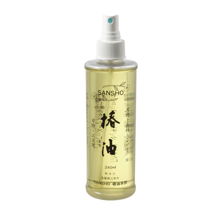 Camellia Oil 240ml Bottle with Pump Spray for Tool Maintenance - Japanese Tools Australia.