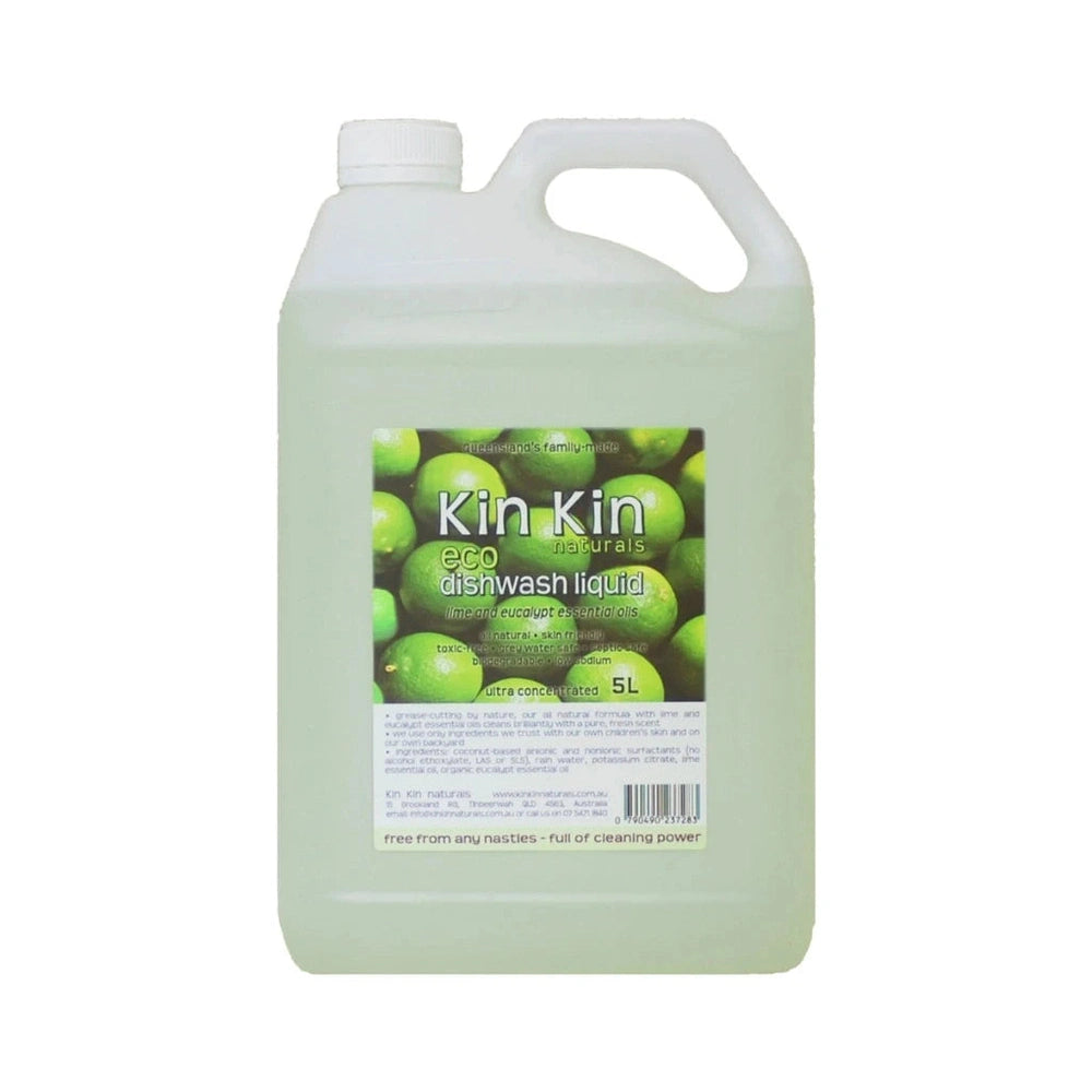 Kin Kin Eucalyptus &amp; Lime Dishwashing Liquid - 5L, Urban Revolution.