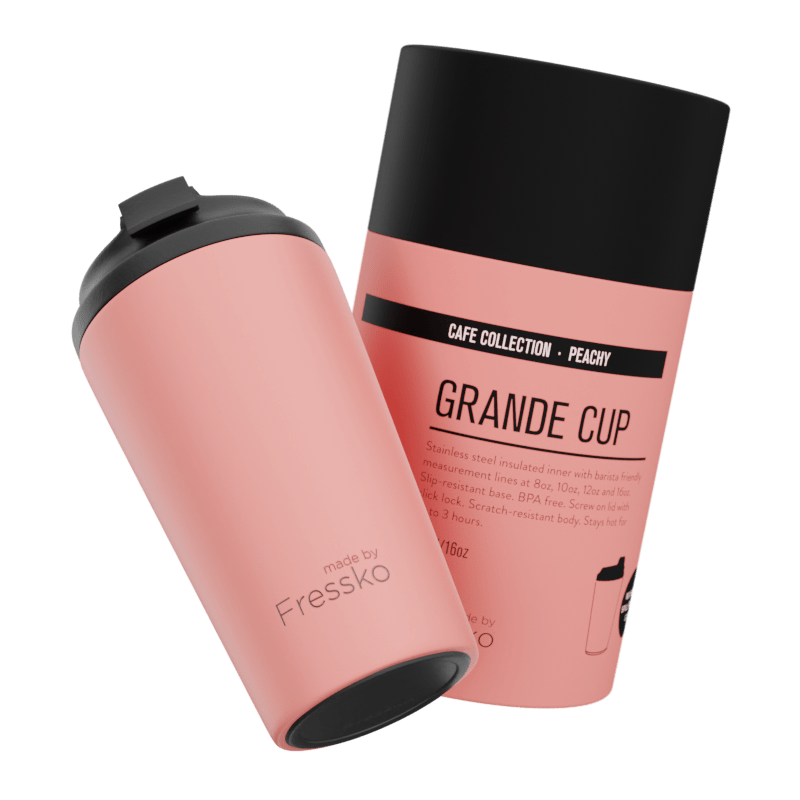 The &#39;Grande&#39; 16oz Insulated Coffee Cup, from Fressko