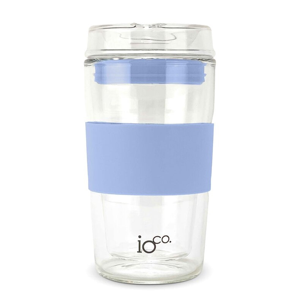 IOco 12oz Reusable Glass Coffee Cup