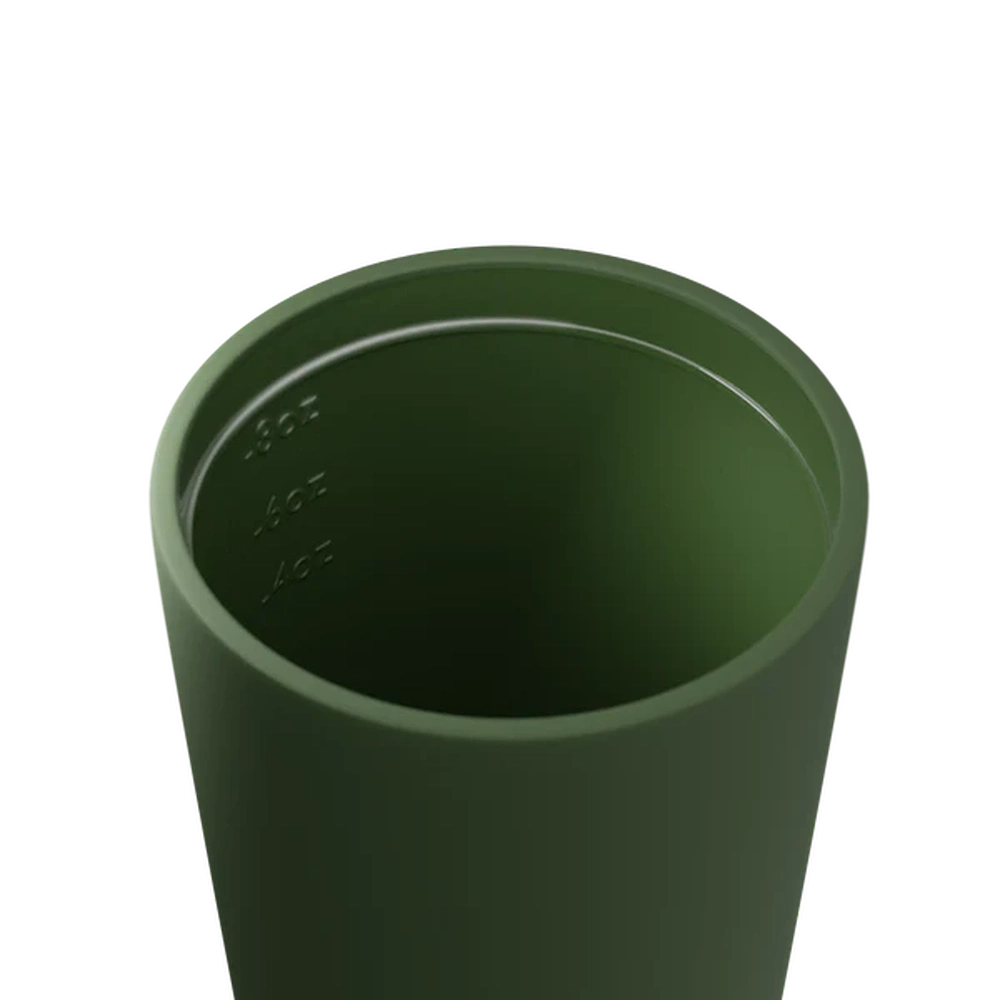 Inner View of Fressko Ceramic Lined Bino (8oz) Coffee Cup in Khaki - Urban Revolution.