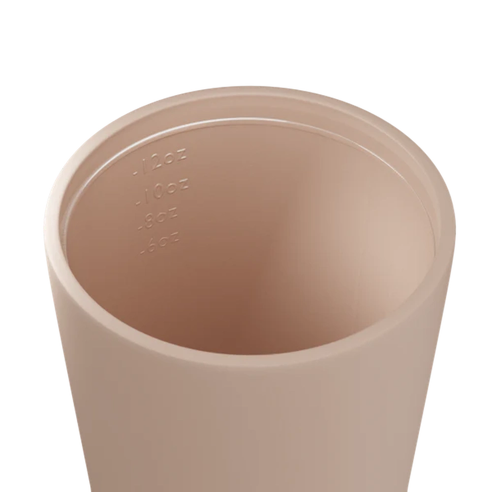 Inner View of Ceramic Lined Camino Cup By Fressko in Oat, Urban Revolution.