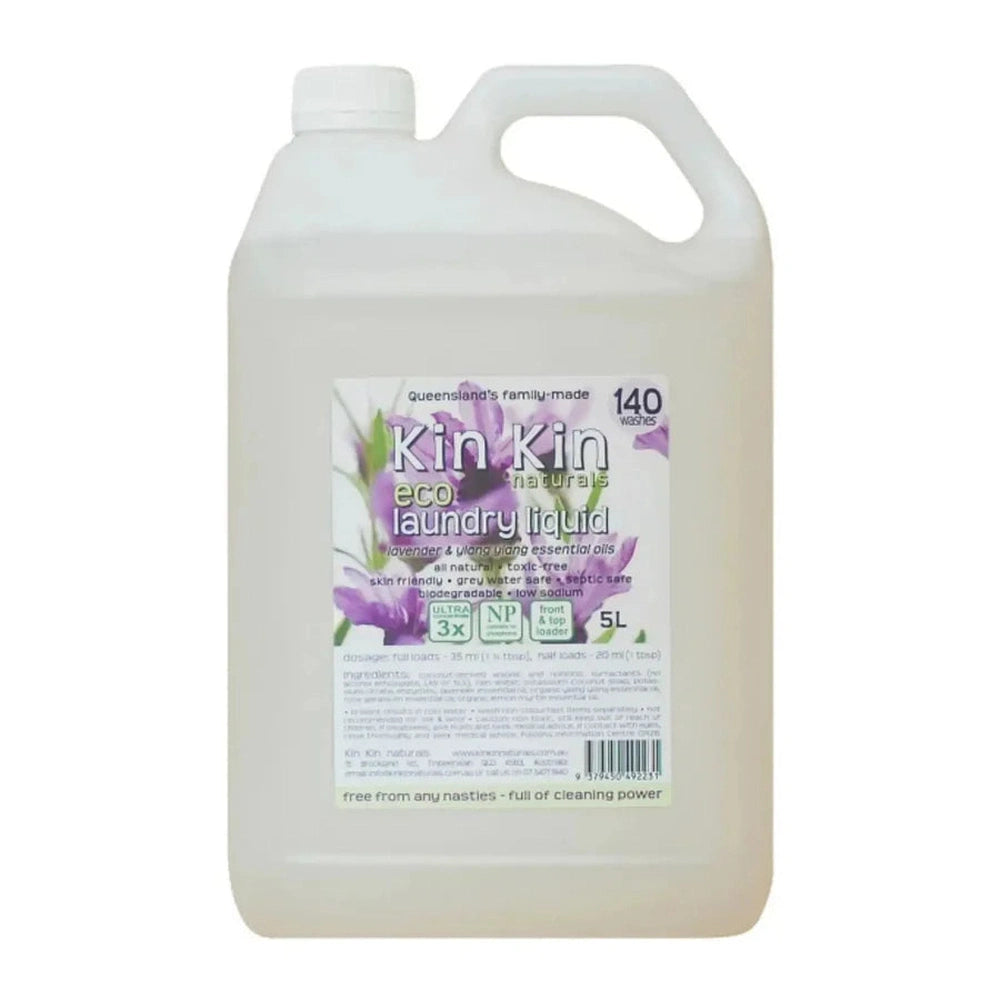 Kin Kin Laundry Liquid - Lavender Ylang Ylang 5L, Urban Revolution.