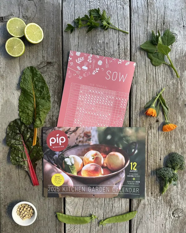 2025 pip permaculture kitchen garden calendar