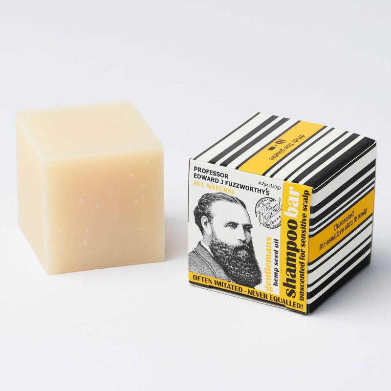 Professor Fuzzworthy&#39;s All Natural Shampoo Bar with Hemp Seed Oil.