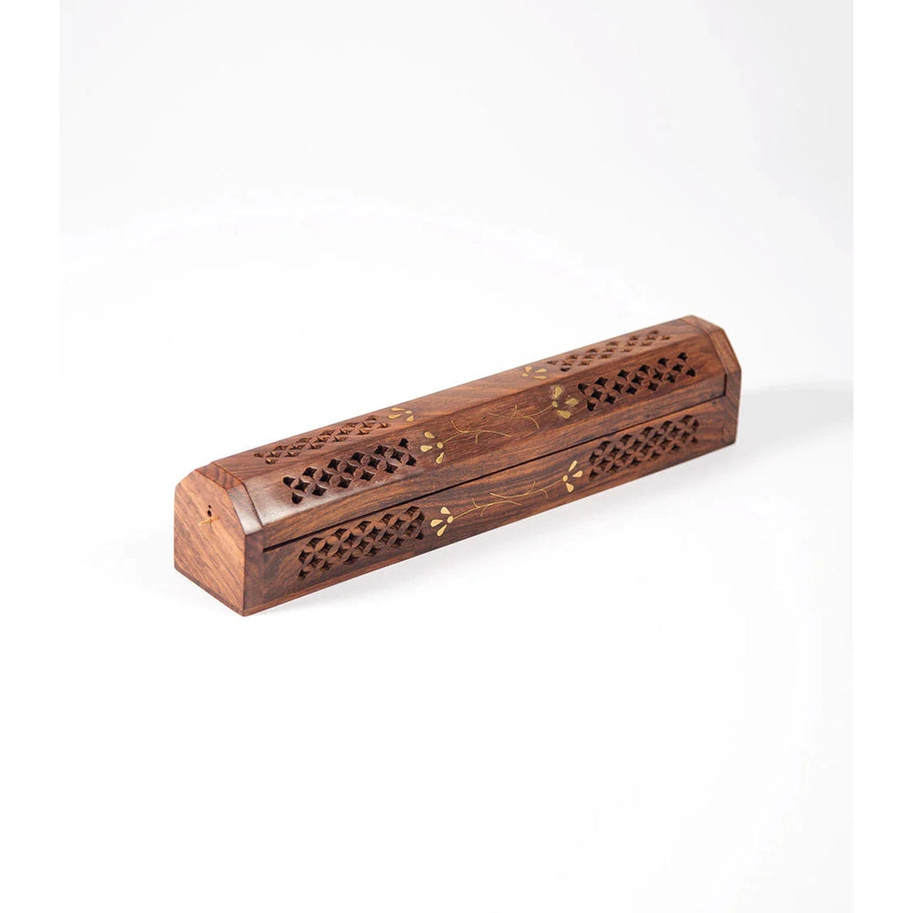 Rosewood Cutwork Incense Holder