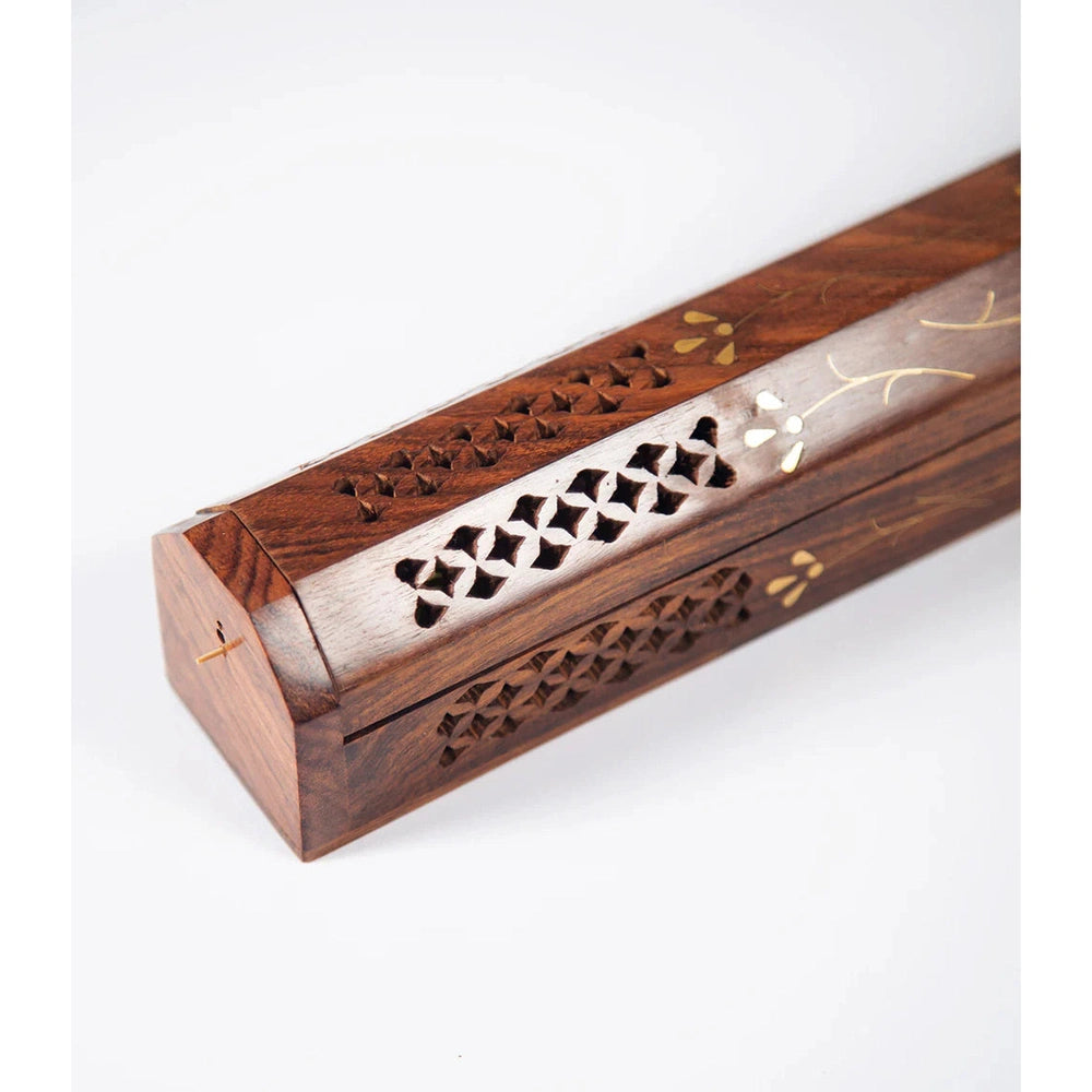 Rosewood Cutwork Incense Holder