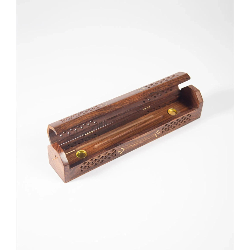 Rosewood Cutwork Incense Holder