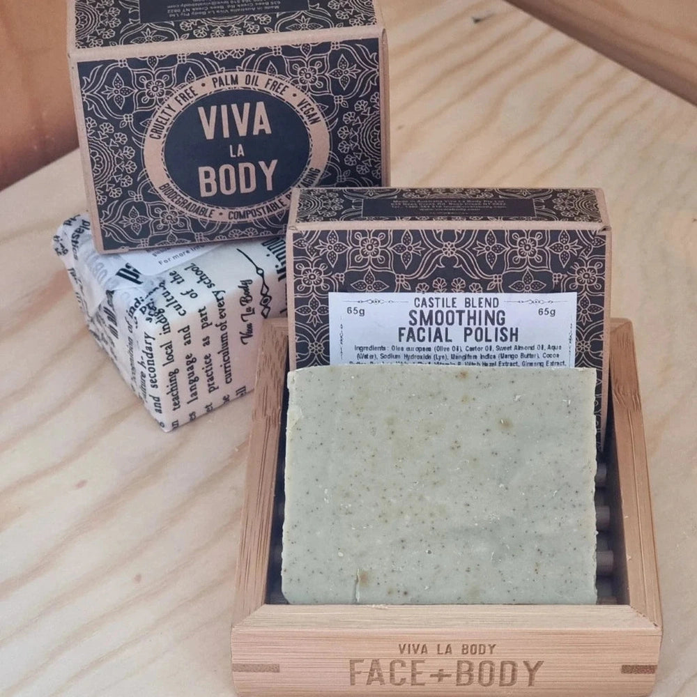 Viva La Body Castile Blend Smoothing Facial Polish Bar, Urban Revolution.