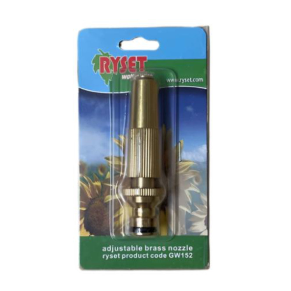 Solid 100% Brass Garden Hose Nozzle