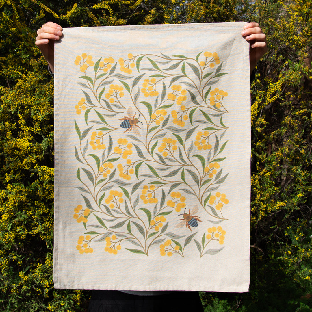 Organic Cotton Tea Towels - Earth Greetings