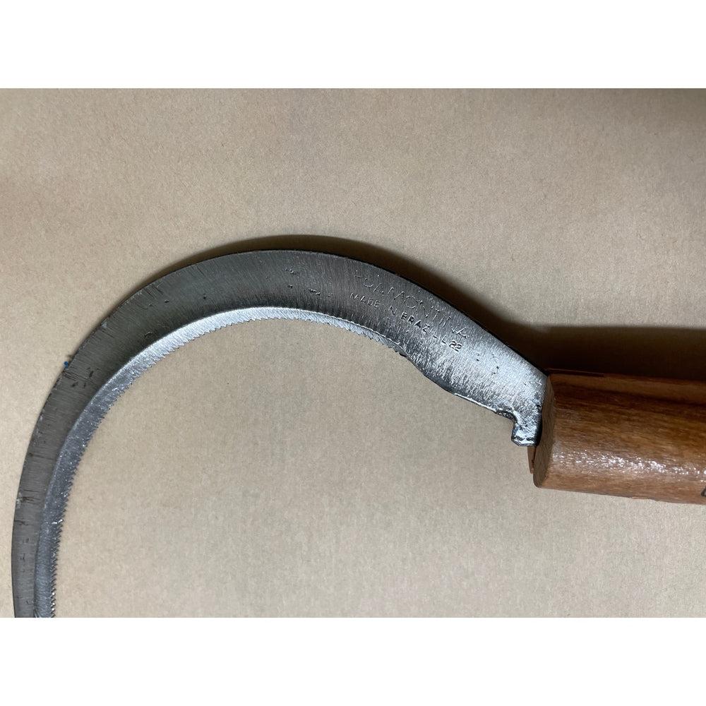 Grass and Harvesting Hook Sickle with Timber Handle.