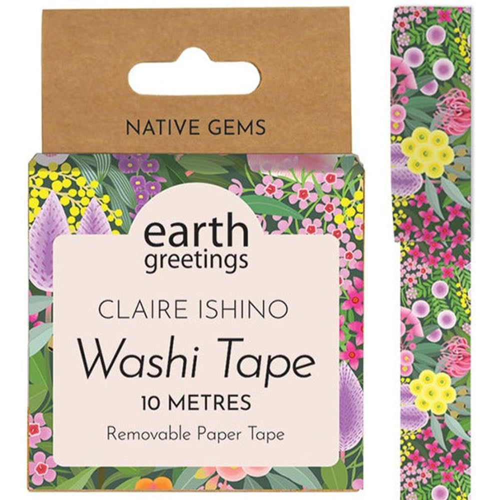 Earth Greetings Washi Tape - Native Gems.