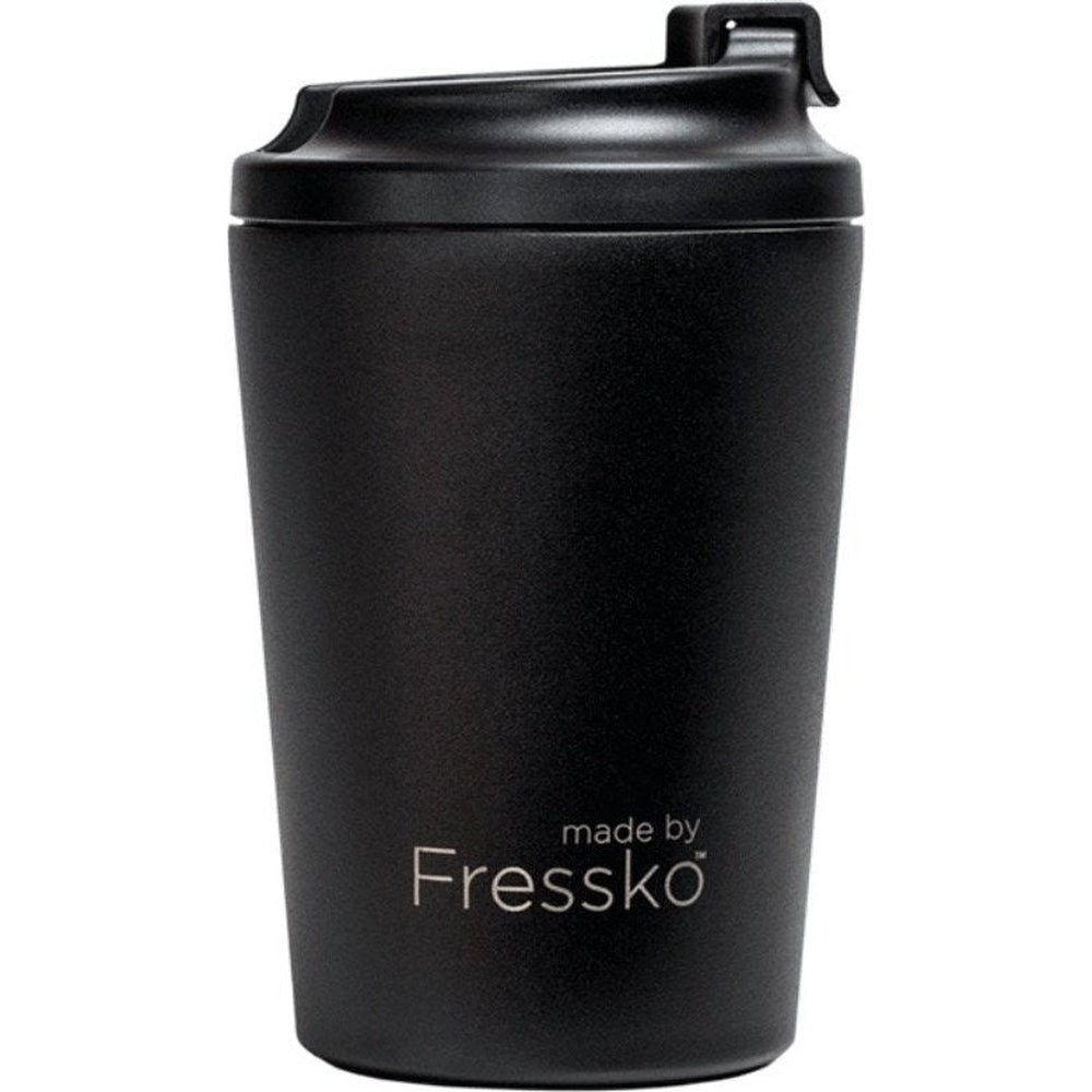 The Camino 340ml (12oz) Ceramic Lined Insulated Coffee Cup in Coal, by Fressko - Urban Revolution