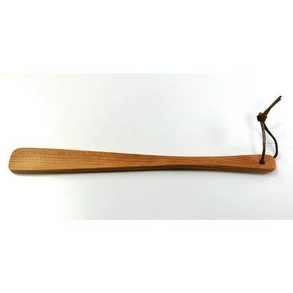 Long Handled Shoe Horn with Leather Hanging Strap, from Heaven In Earth