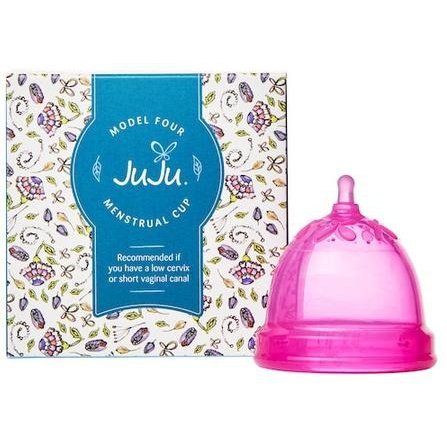 Pink Model Four JuJu Menstrual Cup 