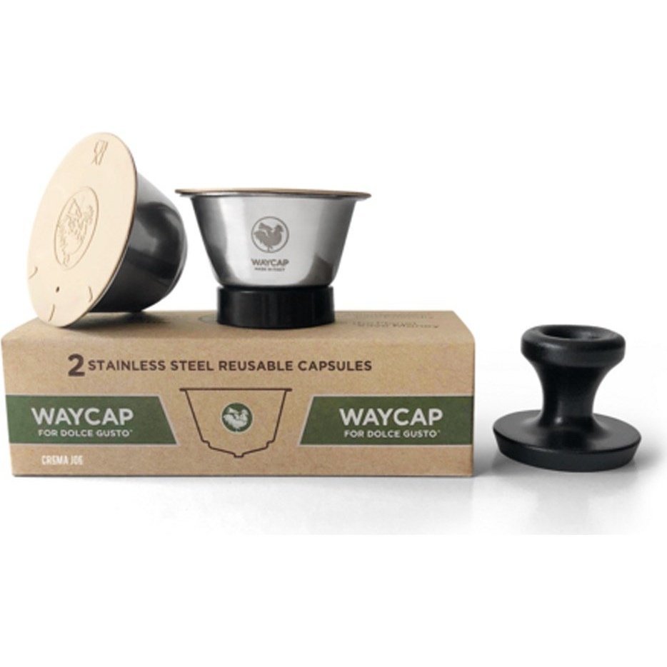 Reusable Coffee Capsules, WayCap for Dolce Gusto 2 Pack