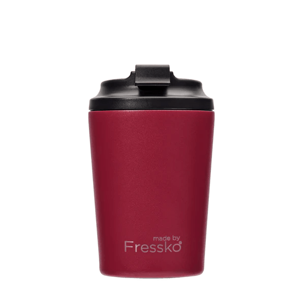 Bino Reusable Coffee Cup in Rouge by Fressko.