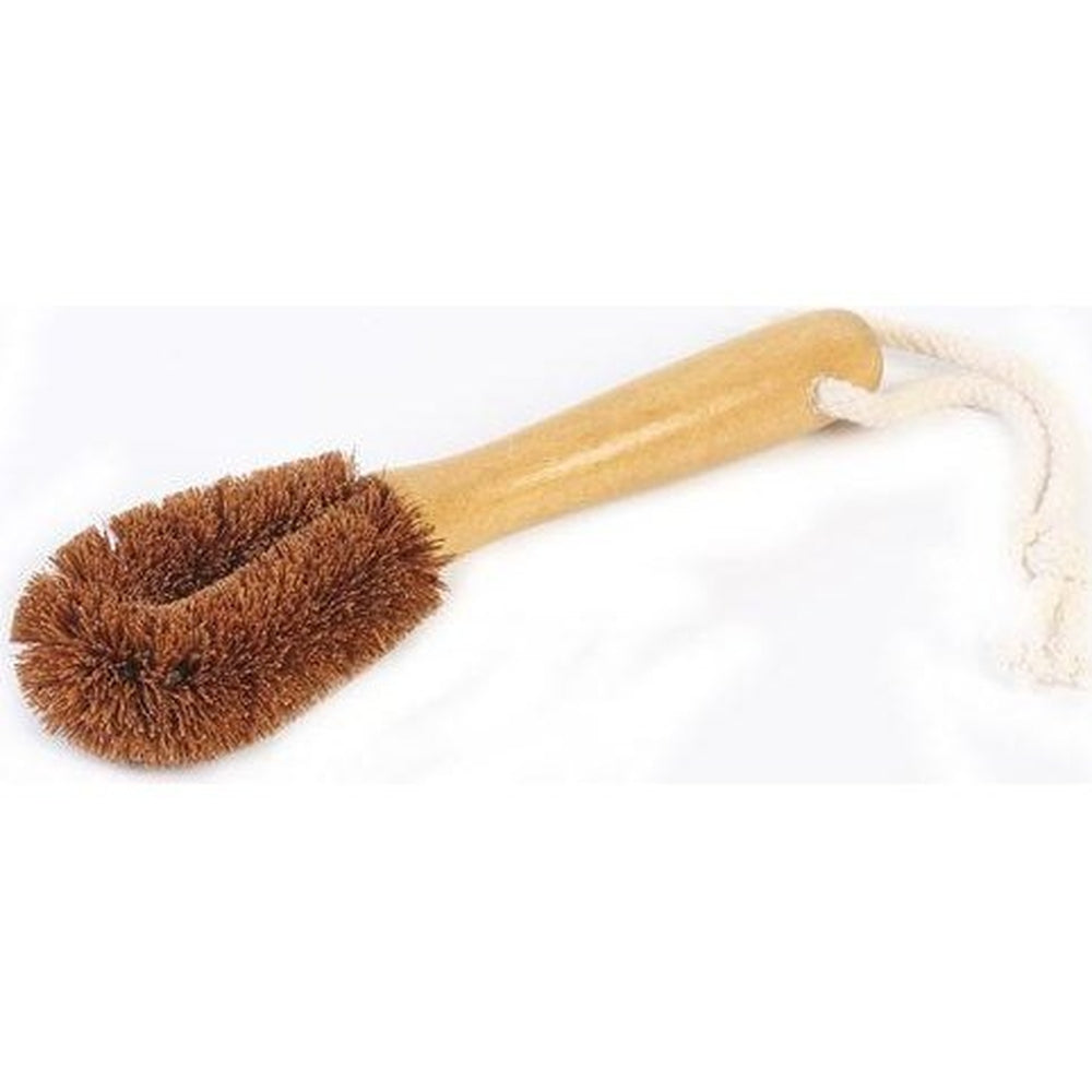 Import Ants Coconut Fibre Veggie Brush with Handle - Hard Home